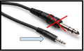 Eighth inch, also called phono mini or headphone jack. Eighth inch mono - one line; eighth inch stereo - two lines