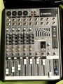 Mackie Pro FX8 - Normally used as a Foley submixer, but isn't often used at all anymore (2026). All analog XLR or quarter inch in or out. Normally runs to the main mixer so there is no amp. Does require its own power via Zip cord. Can provide phantom power to all mic channels.