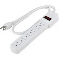 Passive surge protectors. Your run of the mill power strip. When plugging a power strip into another power strip (which should be avoided in any case), use the top outlet to leave room at the bottom for a larger transformer.