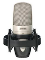 Shure SM27 - A large diaphragm studio condenser mic. We use them for choirs and crowd scenes. Anything with lots of voices on one mic. You can choose what pattern they are (see next image).
